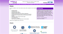 Desktop Screenshot of kathleenjo.com